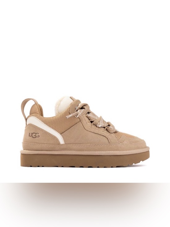 UGG Shoes - NEW! UGG Lowmel Tan Suede Platform Lace-Up Sneaker - 8